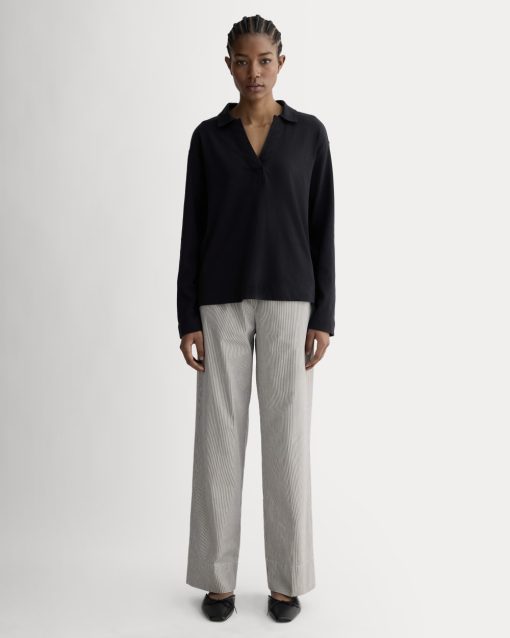 The Easy Pant | Canvas Tan / Navy
