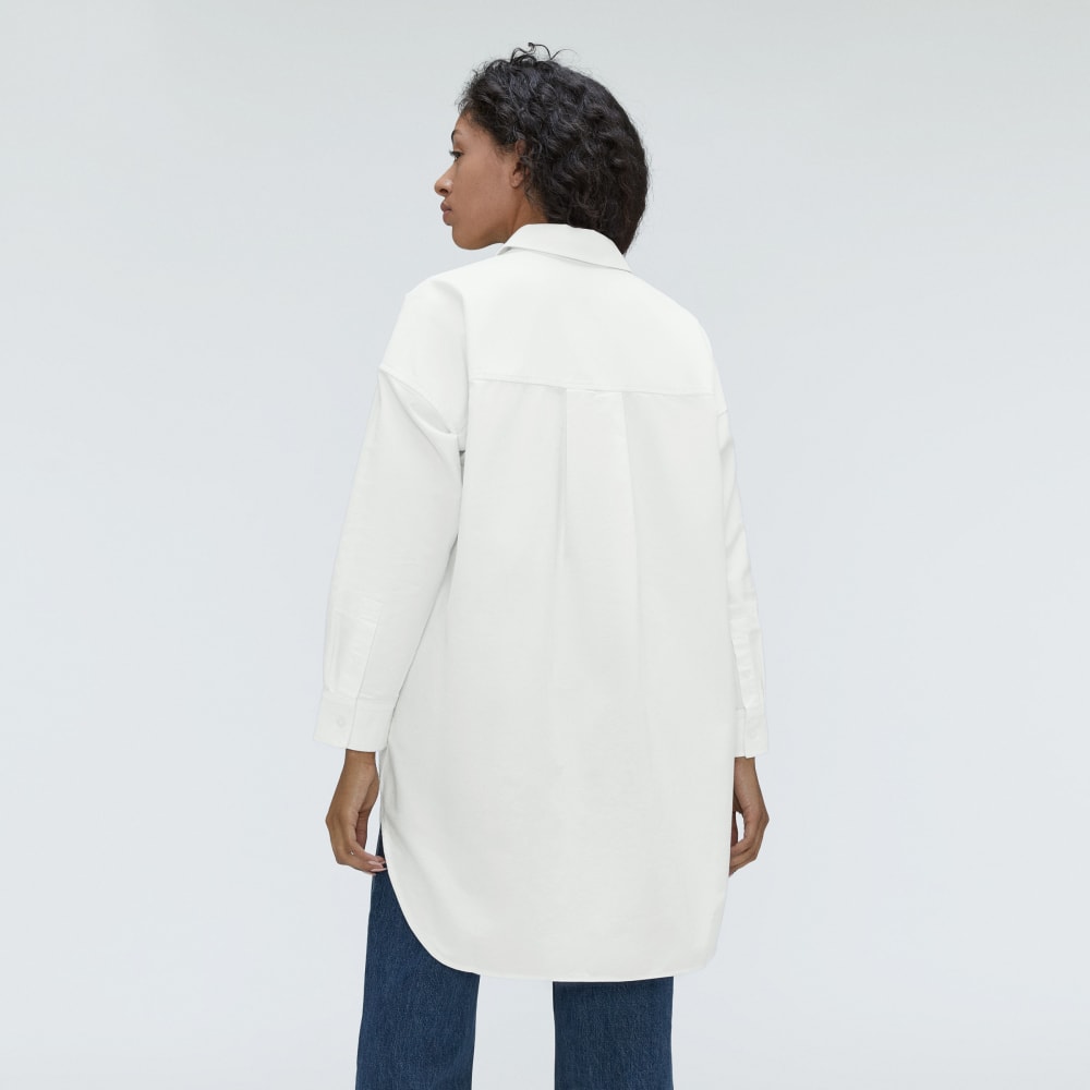 The Way Long Oxford Shirt | White - Image 5