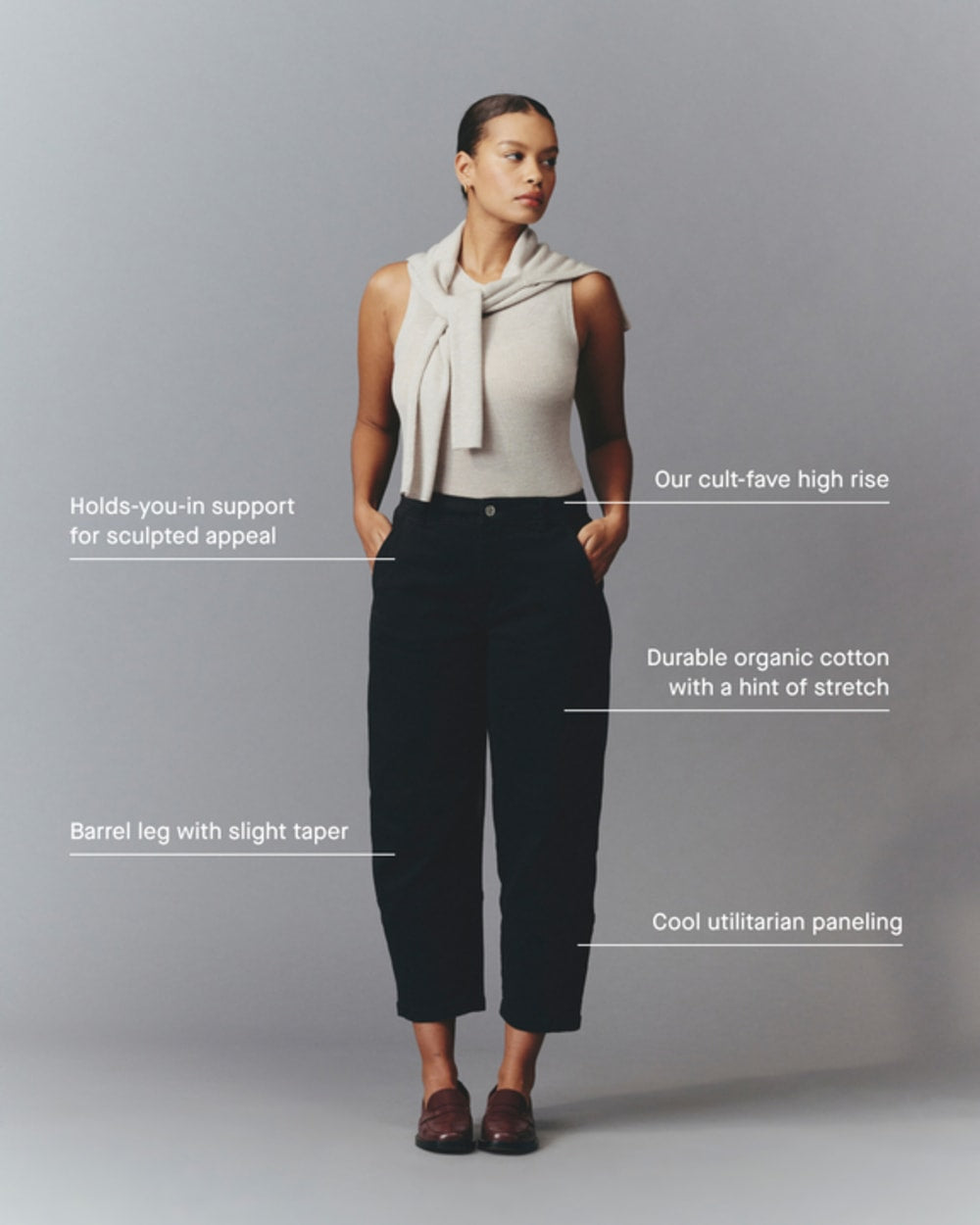 The Utility Barrel Pant | Kalamata | Regular - Image 4