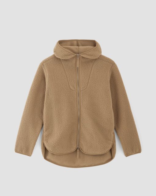 Alternative view of The ReNew Fleece Full-Zip Hoodie | Tiger's Eye