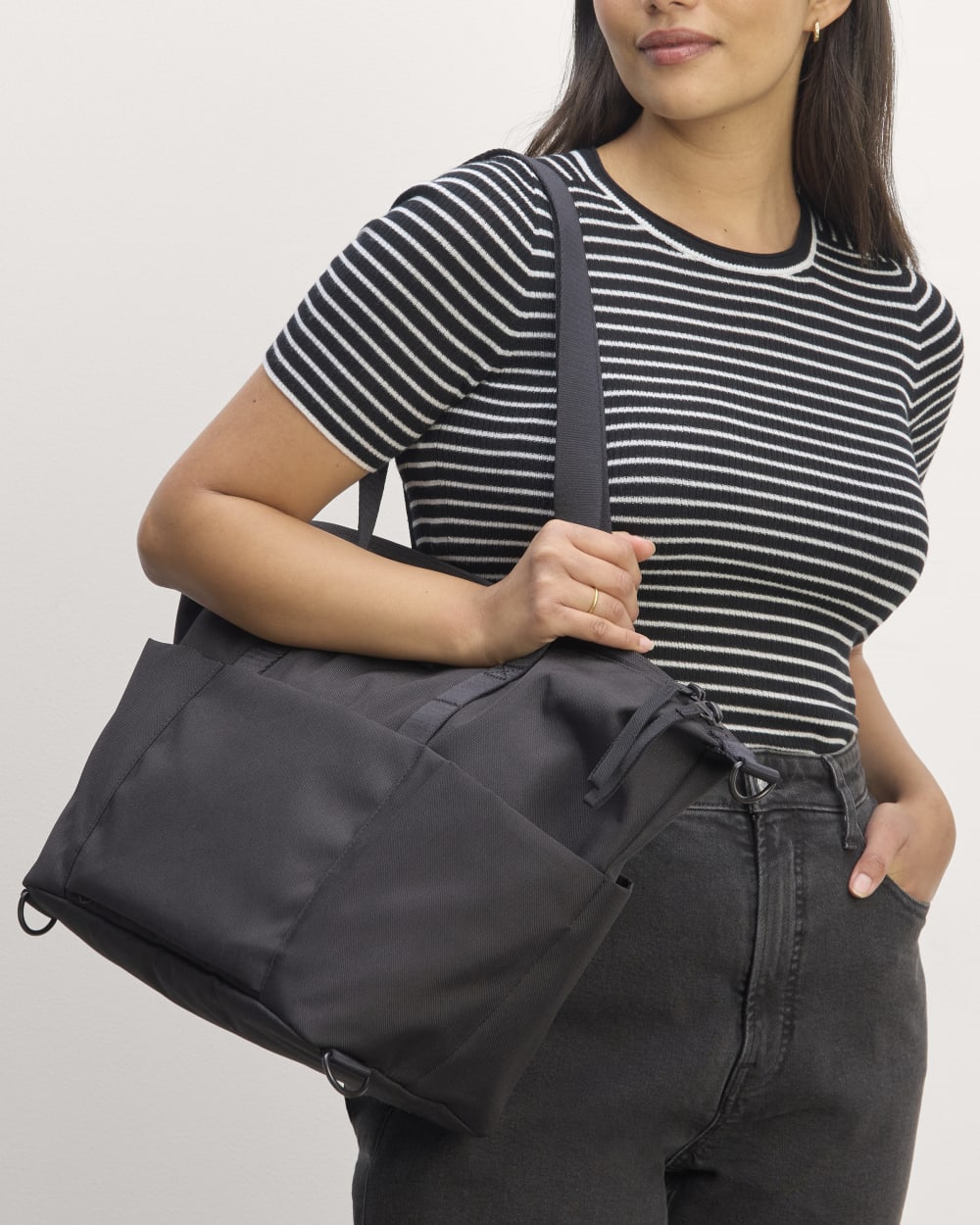 The ReNew Transit 3-Way Tote | Black - Image 3