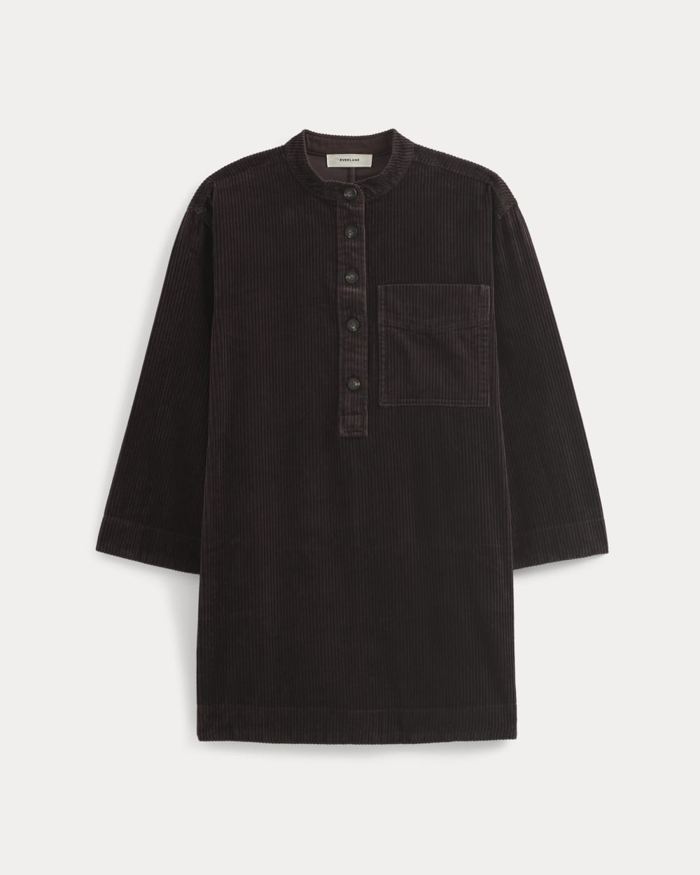 The Corduroy Mini Dress | Dark Chocolate - Image 2