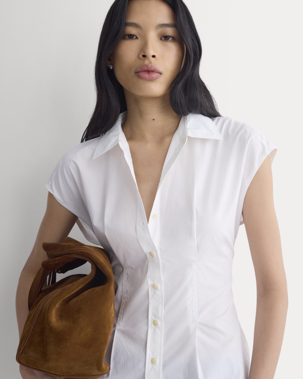 Muscle Shirt in Lightweight Cotton | White - Image 4