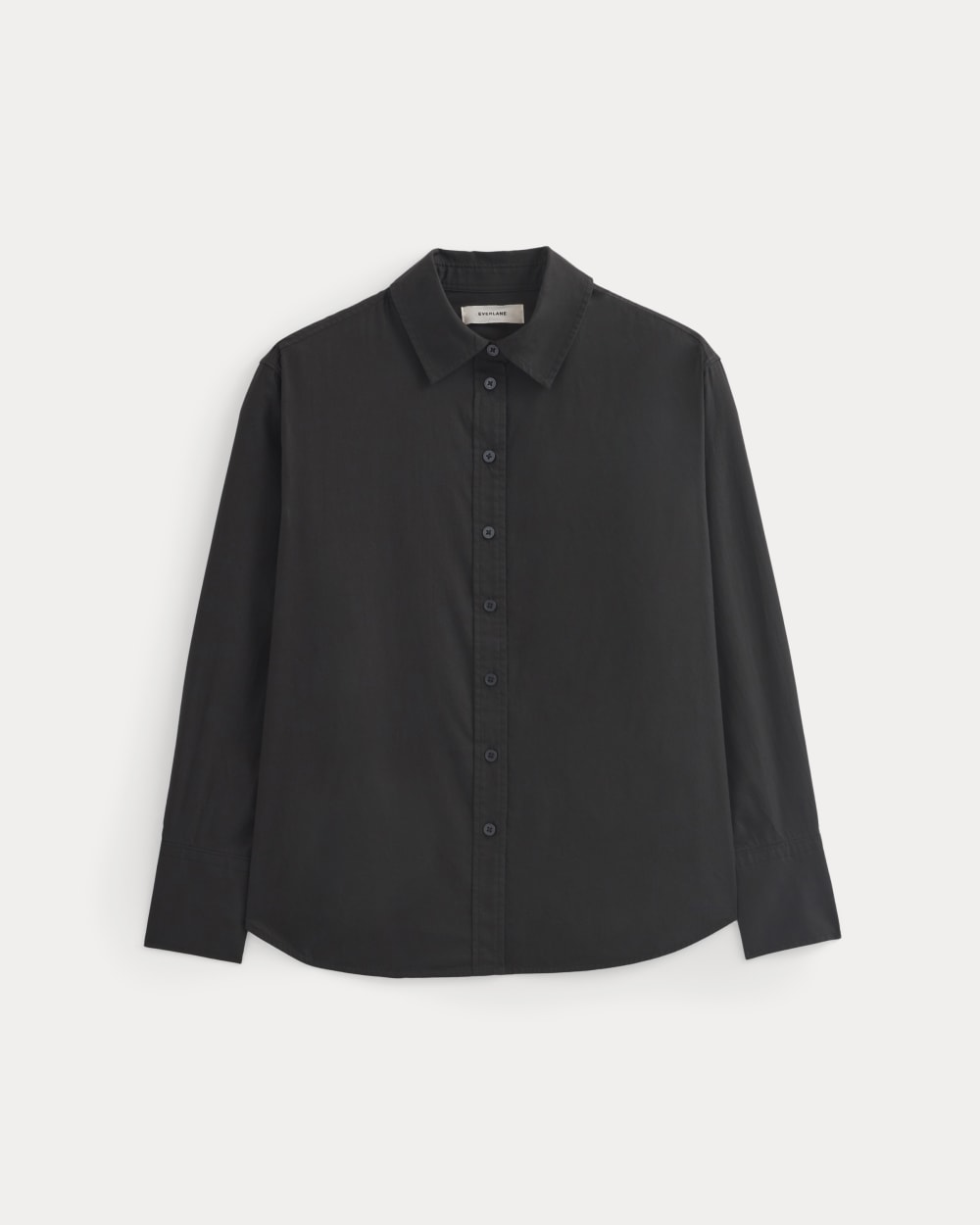 Everyday Shirt in Silky Cotton | Black - Image 2