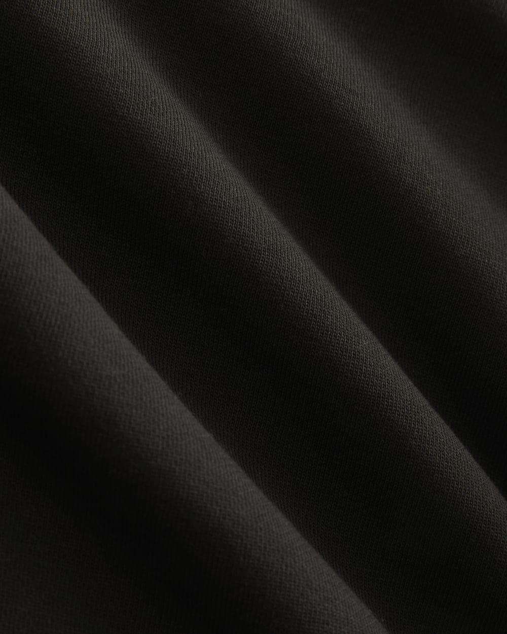 Luxe Fleece Full-Zip Cropped Hoodie | Black - Image 6