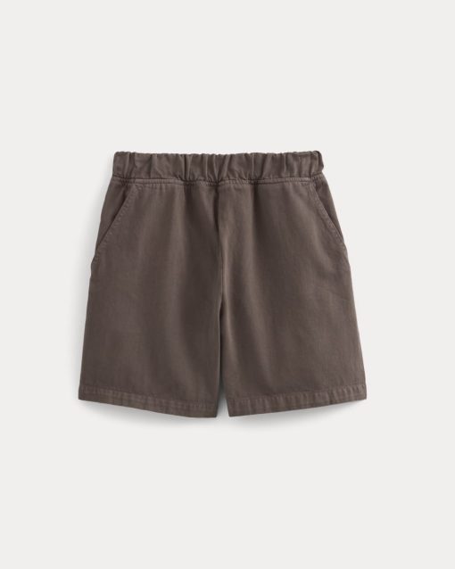 Alternative view of Denim Easy Short | Chocolate Chip Brown