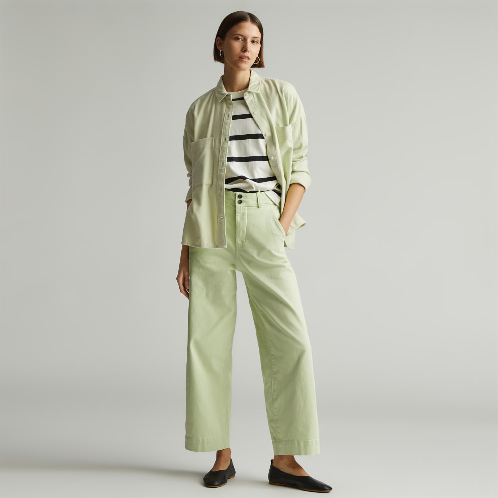 The Boxy Flannel | Seafoam Green - Image 6