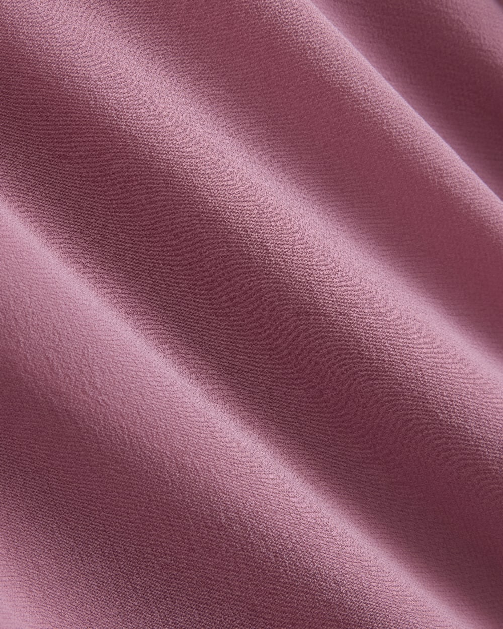 Notch Collar Shirt in Silk Georgette | Heather Rose - Image 6