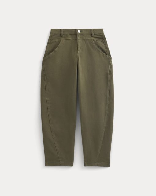 Alternative view of Double-Stitch Barrel Pant | Beech