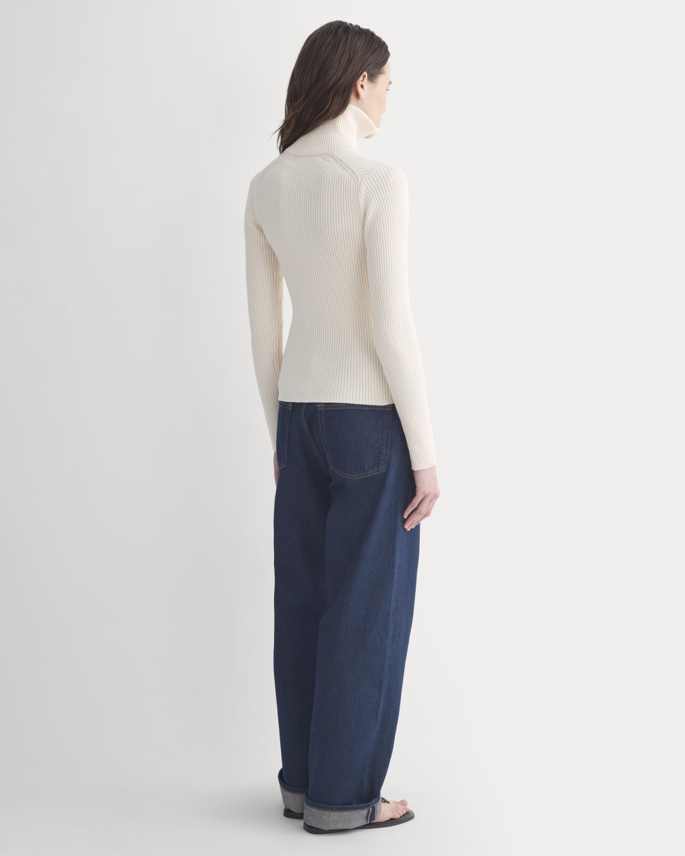 Full-Zip Ribbed Jacket in Everyday Cotton | Canvas - Image 6