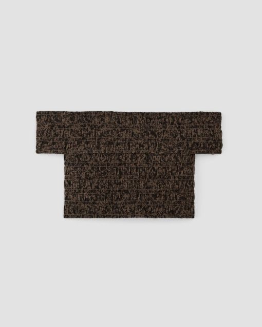 Alternative view of The Gauze Smock Top | Black / Cocoa Small Floral