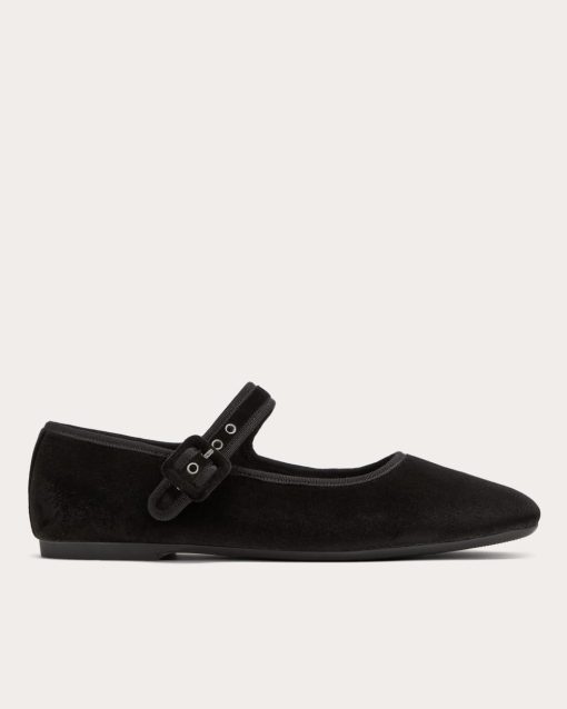 The Day Buckle Mary Jane | Black Velvet