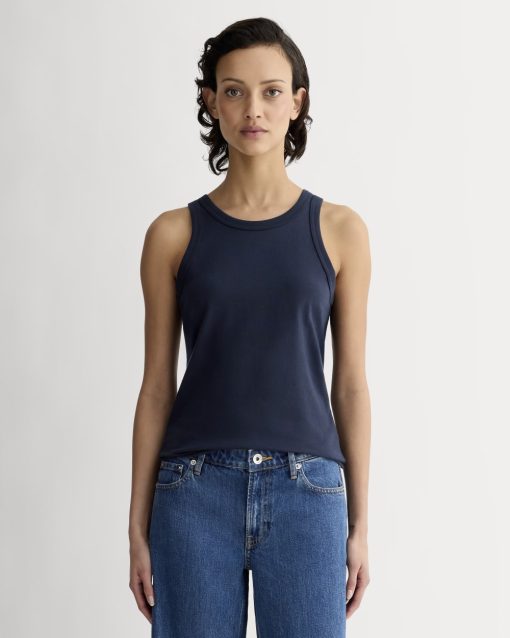 The Tank in Essential Cotton | Navy