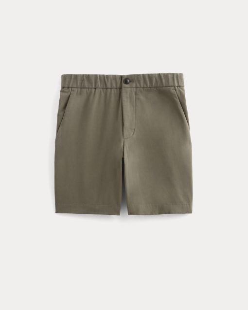 Alternative view of The Pull-On Performance Chino Short | Abalone
