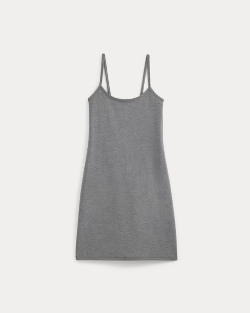 Alternative view of Knit Cami Mini Dress | Mid Heather Grey