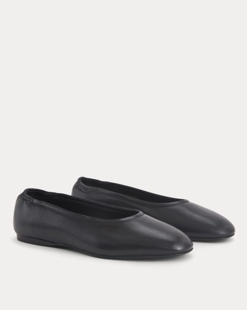 Alternative view of Made in Italy Flat | Black Leather