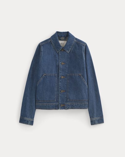 Alternative view of Denim Chore Jacket | Mid Indigo