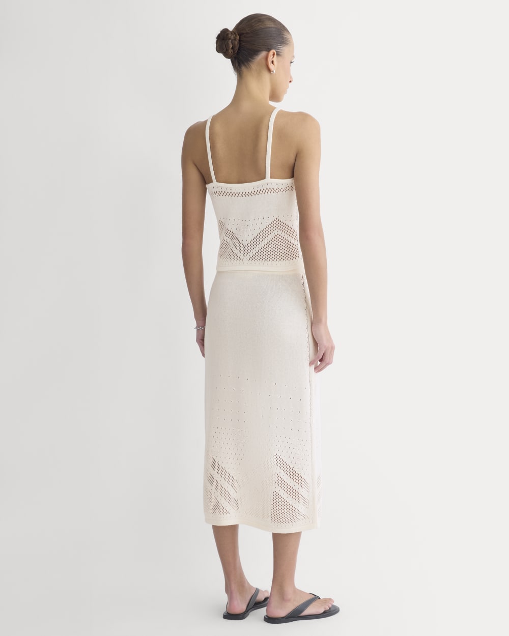 Lace-Knit Cami | Bone - Image 5