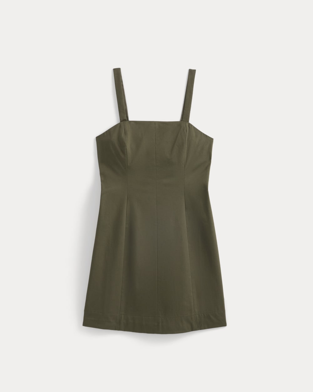 Seamed Mini Dress | Olive Night - Image 2