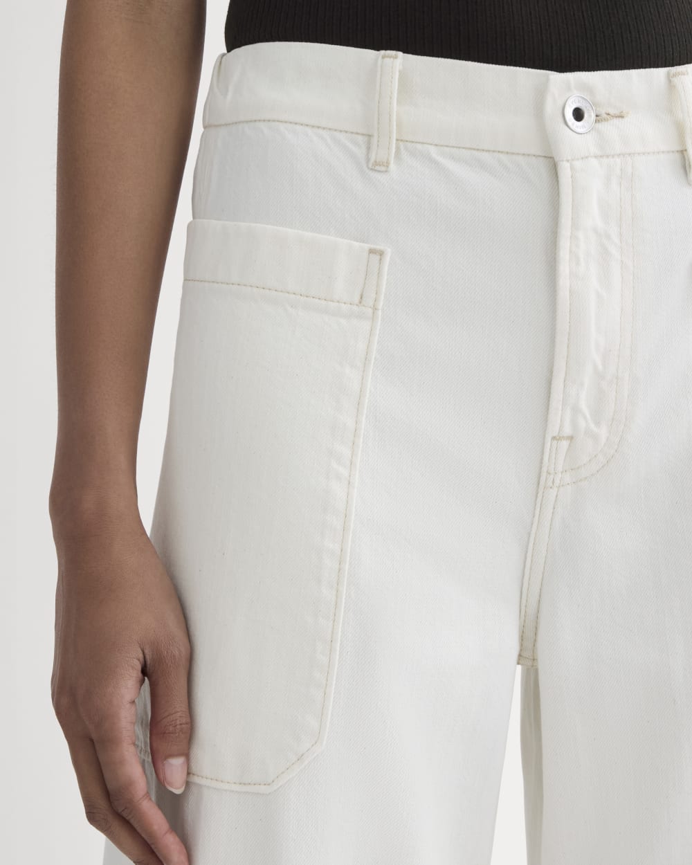 The Gardener Pull-On Jean | Bone - Image 4