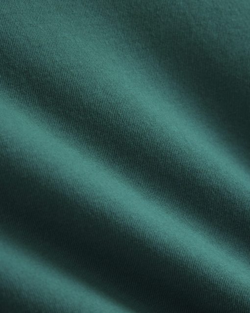 Alternative view of The Box-Cut Tee in Essential Cotton | Everglade | No Pocket