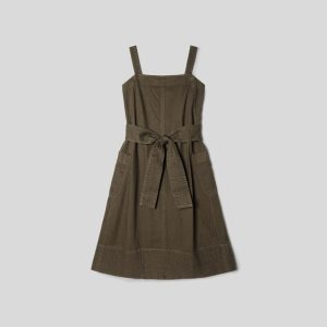 Alternative view of The Organic Cotton Herringbone Dress | Beech