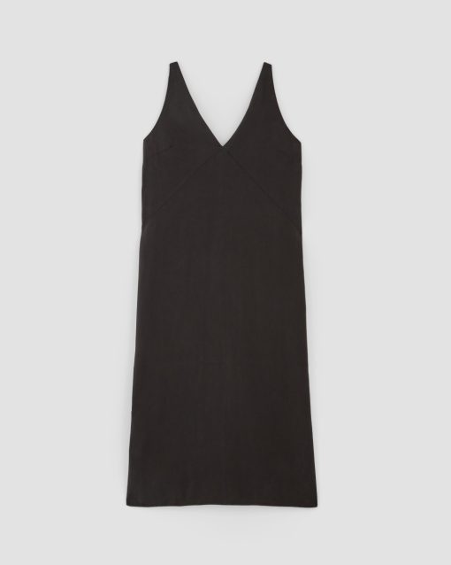 Alternative view of The TENCEL™ Midi Slip Dress | Black