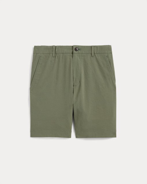 Alternative view of The Seersucker Short | Lichen Green