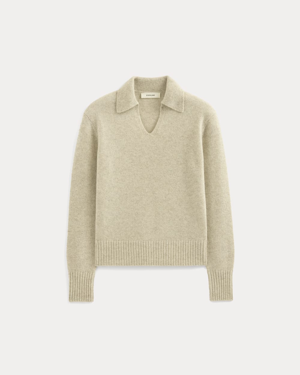 Cashmere Polo Sweater | Canvas - Image 2