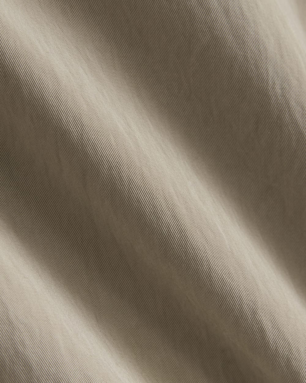 Drapey Twill Trench | Trench Coat Khaki - Image 6