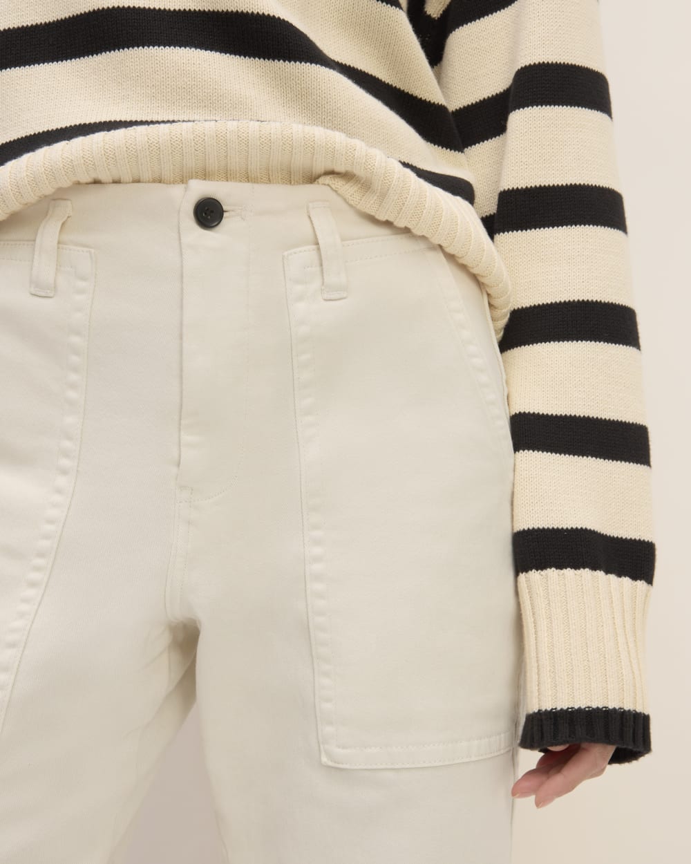 The Organic Utility Pant | Bone - Image 5
