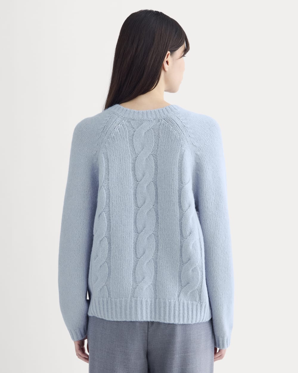 Cloud Cable V-Neck Sweater | Forever Blue - Image 5