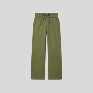 Alternative view of The Canvas Organic Cotton Pull-On Pant | Forest Green