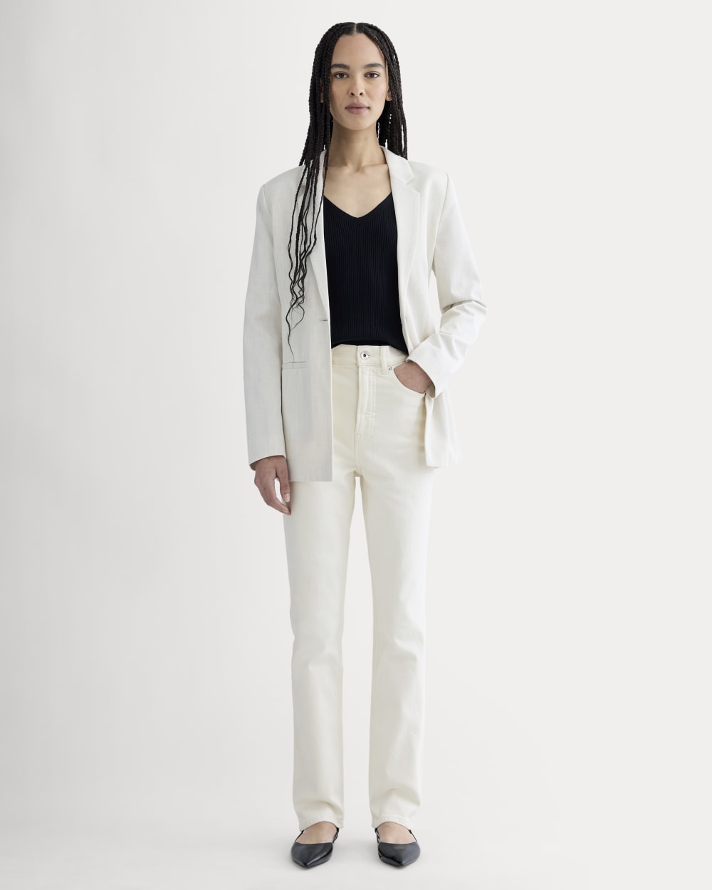 The Way-High® Slim Jean | Calico Ecru | 31 Inseam