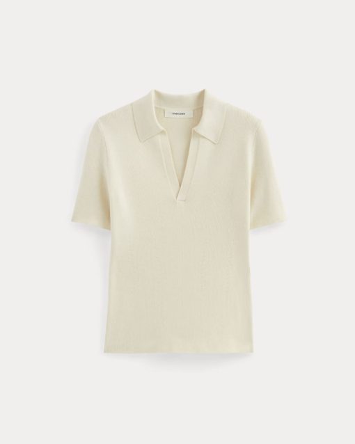 Alternative view of The Knit Polo | Birch