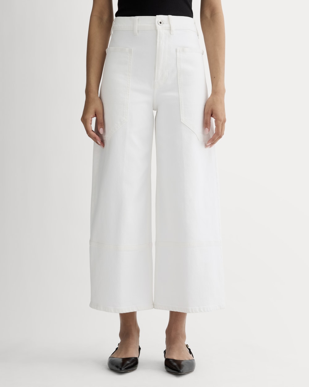 The Way-High® Gardener Cropped Jean | Ecru - Image 3