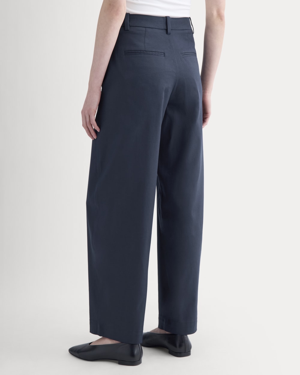 Tailored Drape Balloon Pant | Navy - Image 5