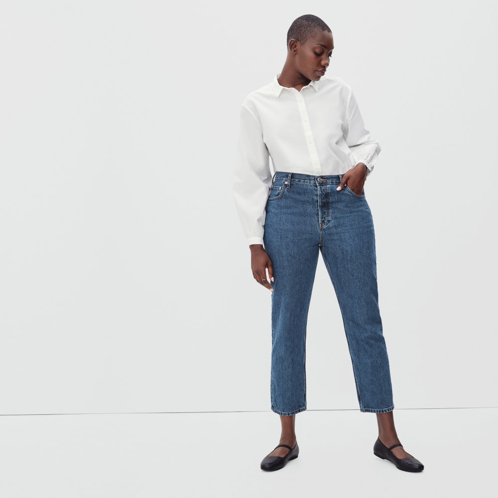 The '90s Cheeky Hourglass Jean | Medium Blue Wash | 26.5 Inseam - Image 4