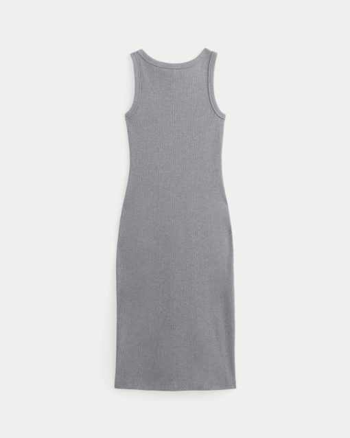 Alternative view of The Selfie Tank Dress | Mid Heather Grey