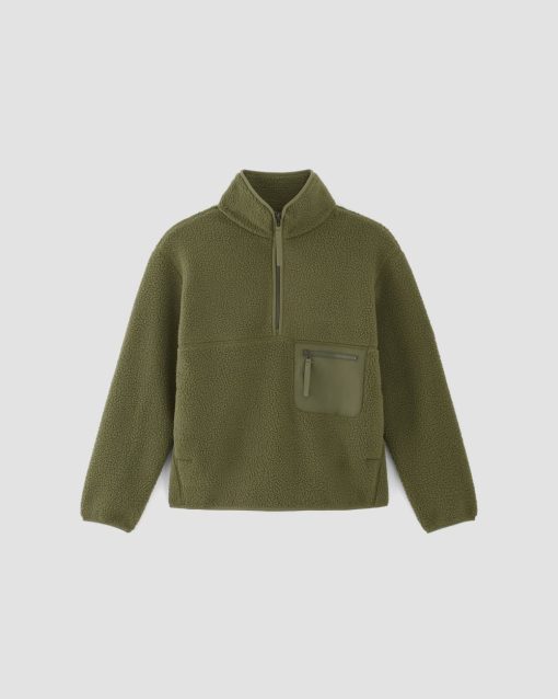 Alternative view of The ReNew Fleece Oversized Half-Zip | Kalamata