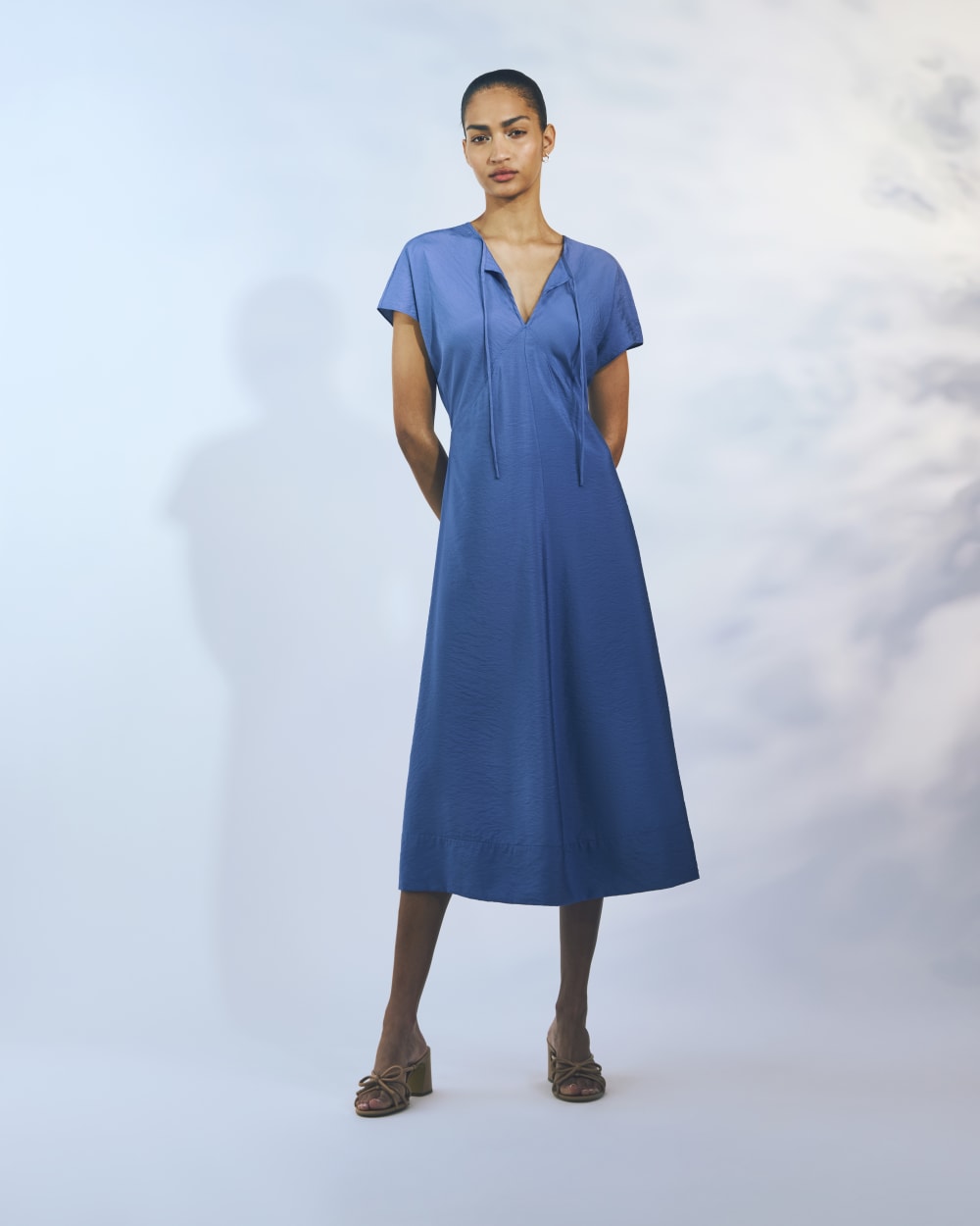 The Keyhole Dress | Blue Dusk - Image 6