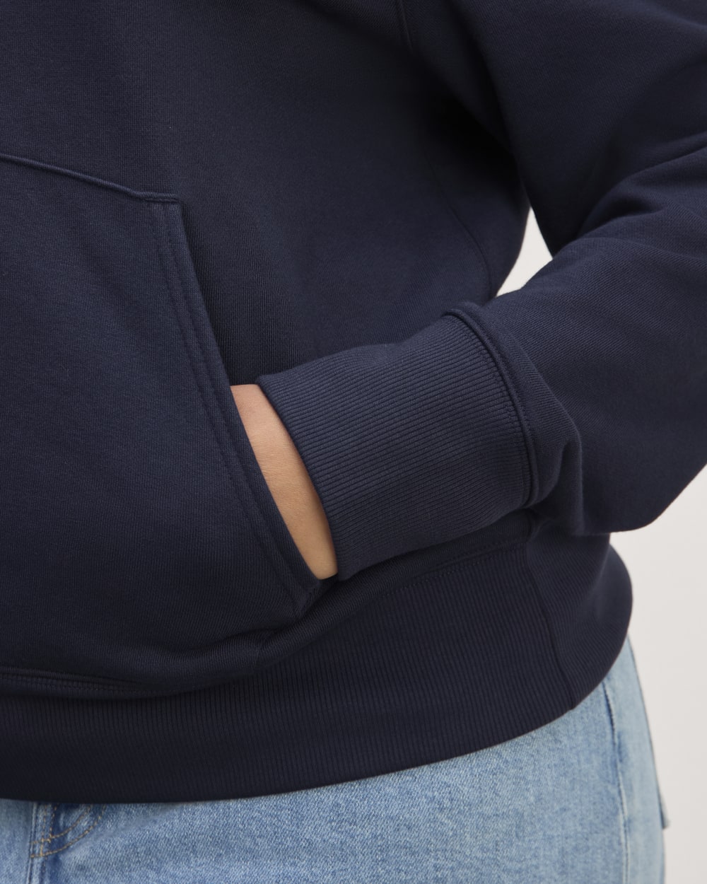 The Off-Duty Terry Hoodie | Navy - Image 5