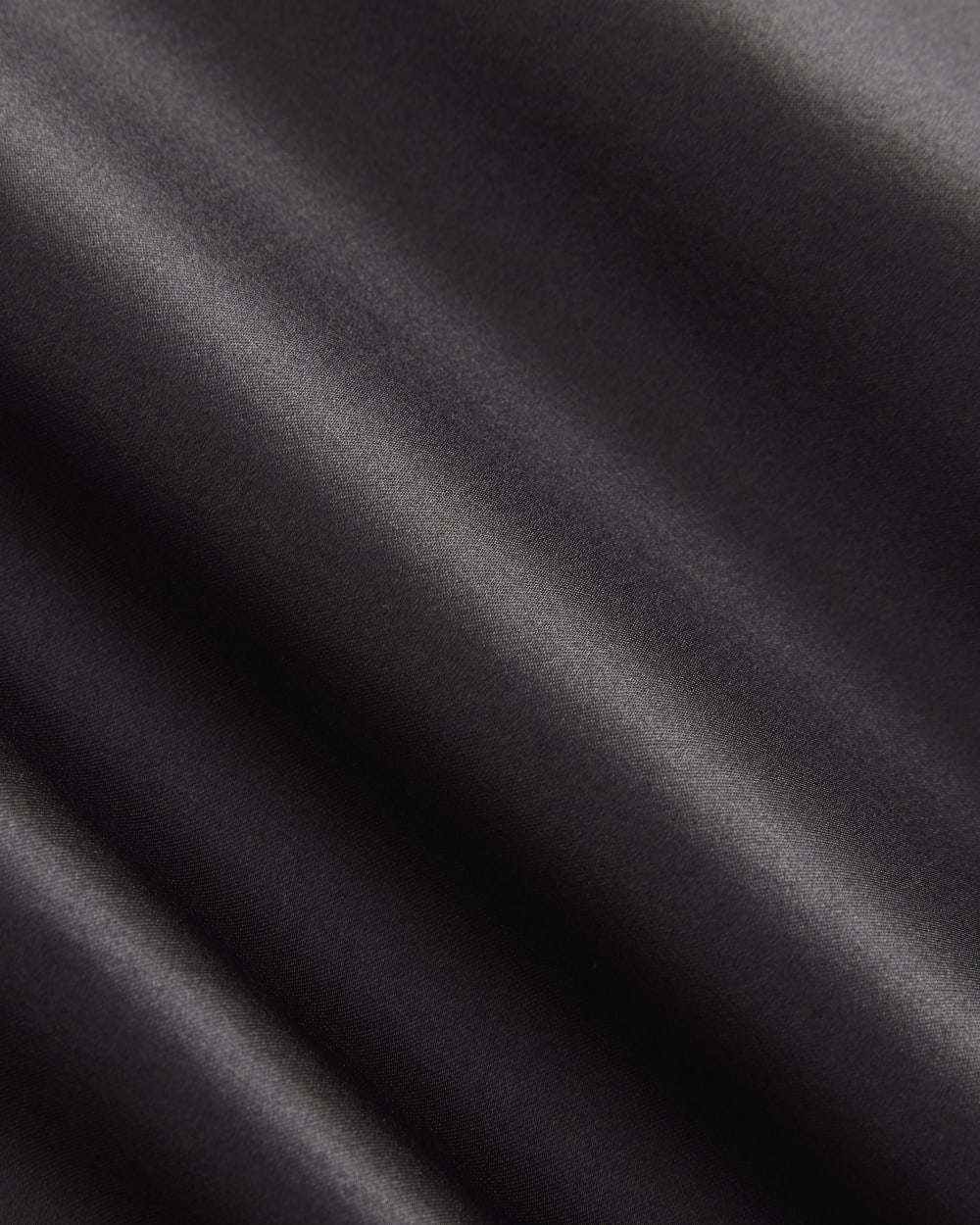 Bias Cut Slip Dress in Silk Charmeuse | Graphite - Image 5