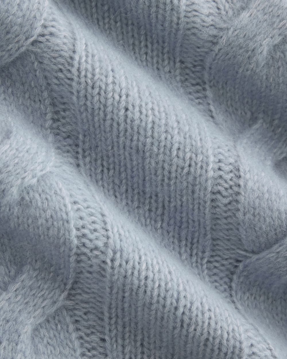 Cloud Cable V-Neck Sweater | Forever Blue - Image 6
