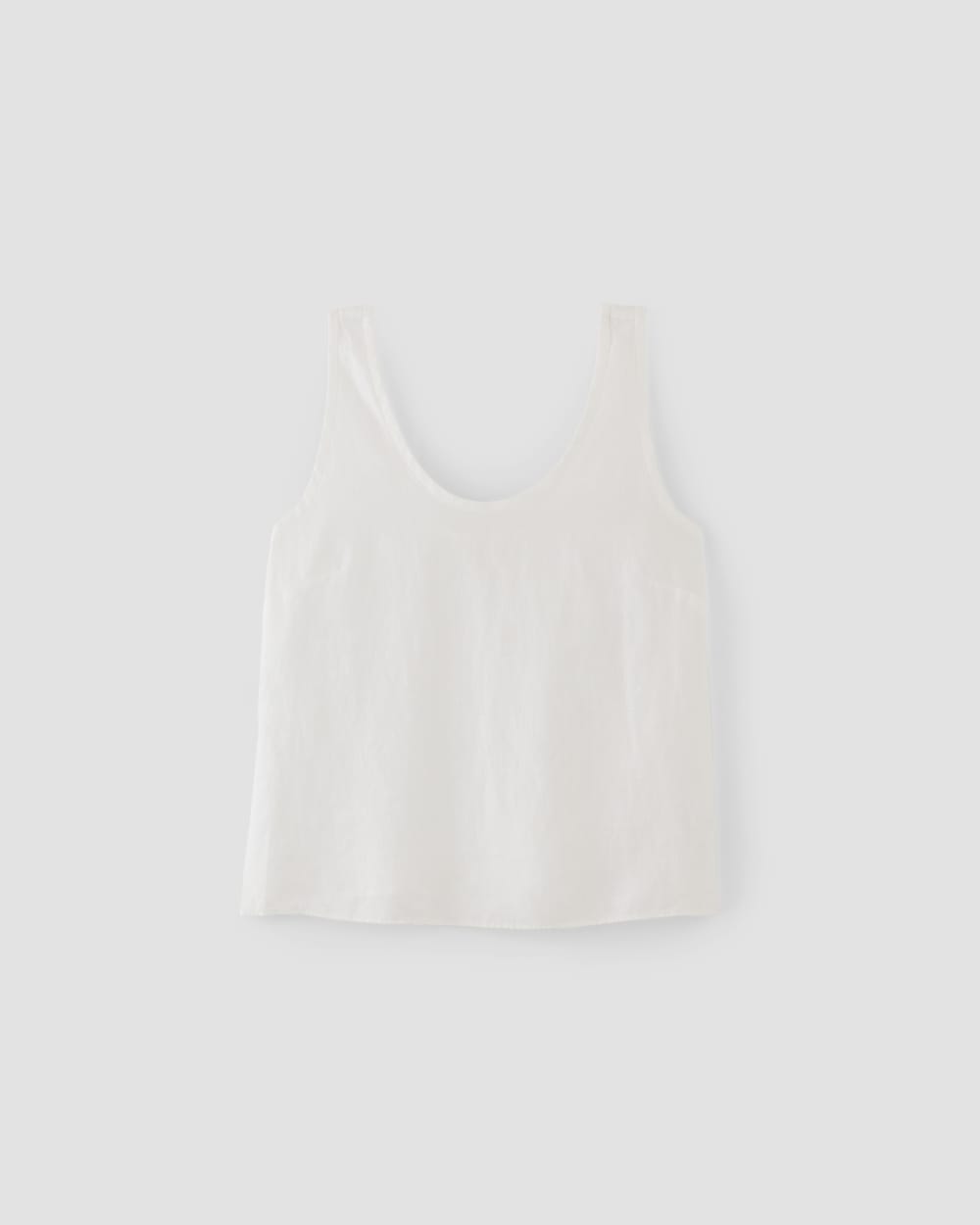 The Scoop Tank in Linen | White - Image 2
