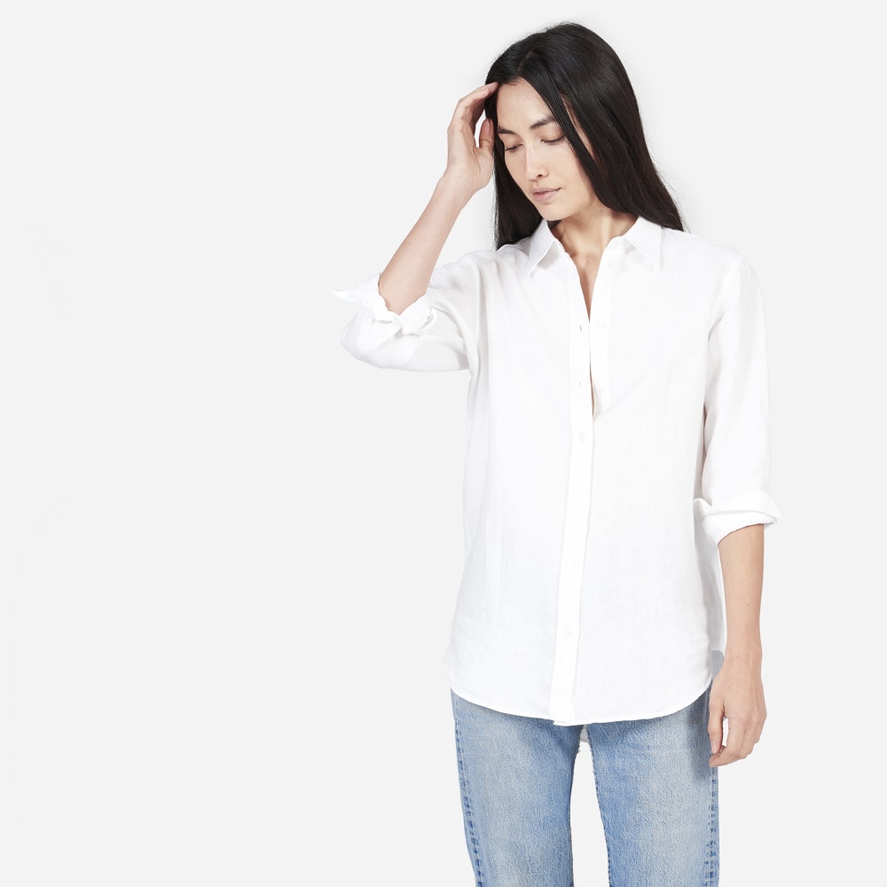 The Must-Have Shirt in Linen | White - Image 5