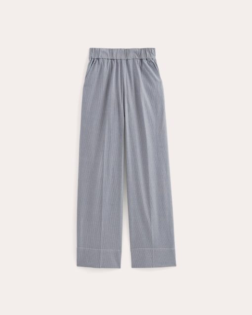 Alternative view of The Easy Pant | Dark Denim Pinstripe