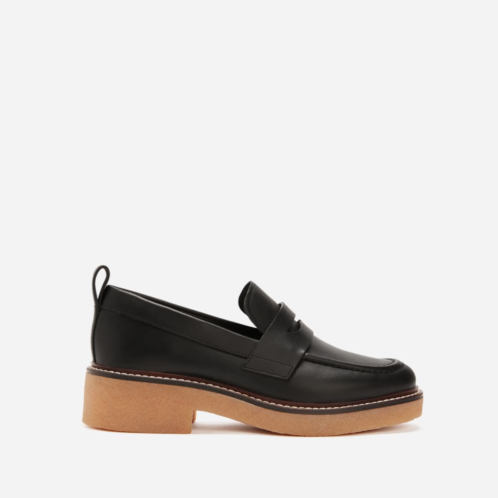 The Gum Sole Penny Loafer | Black - Image 2