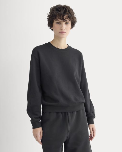 Lightweight Terry Blouson Crew | Black
