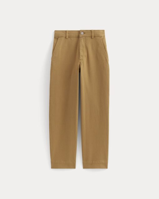 Alternative view of The Utility Straight-Leg Pant | Oak Brown | 26.5 Inseam